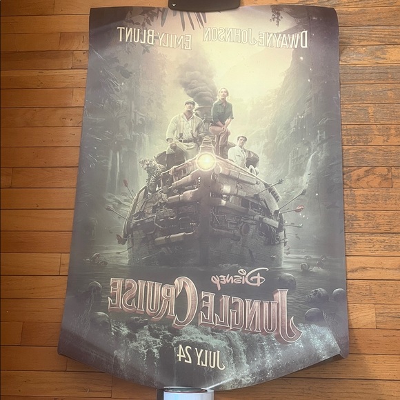 Jungle Cruise 27x40 Movie Poster Original Disney Double Sided - Picture 3 of 11